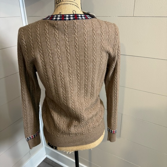 Damokehan Brown Cable Knit Sweater - Medium - Picture 2 of 6